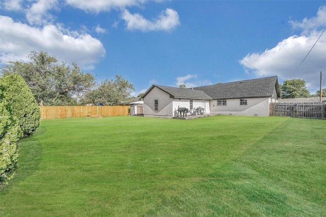 208 S Mockingbird Dr, Altus, OK 73521 - view of yard