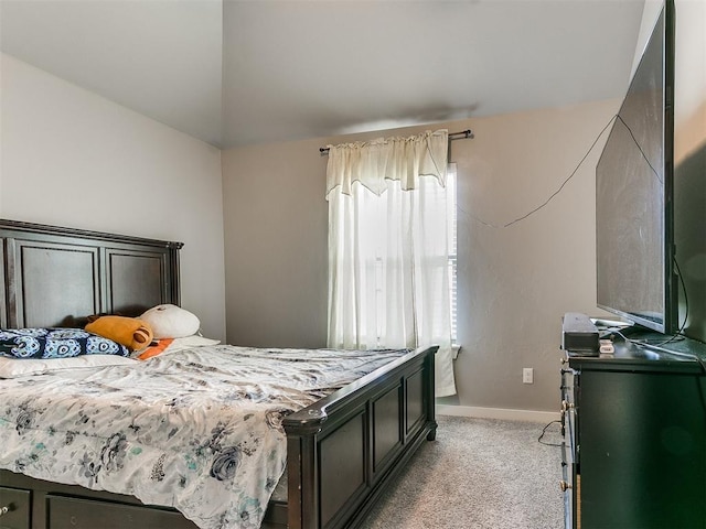 1301 Atalon Dr, Moore, OK 73160 - bedroom with light carpet and lofted ceiling
