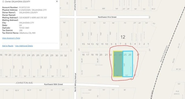 NW 90th St, Oklahoma City OK, 73114 land for sale