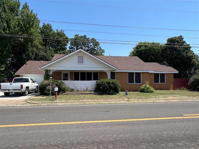 view of ranch-style house