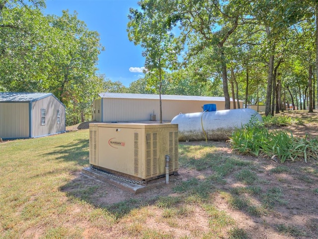 exterior space featuring a lawn