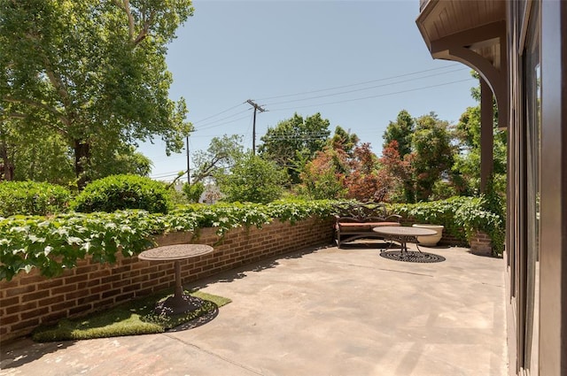 view of patio