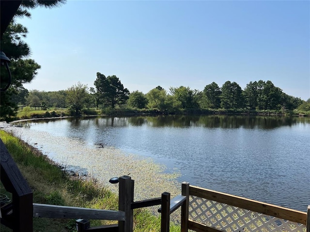 view of water feature