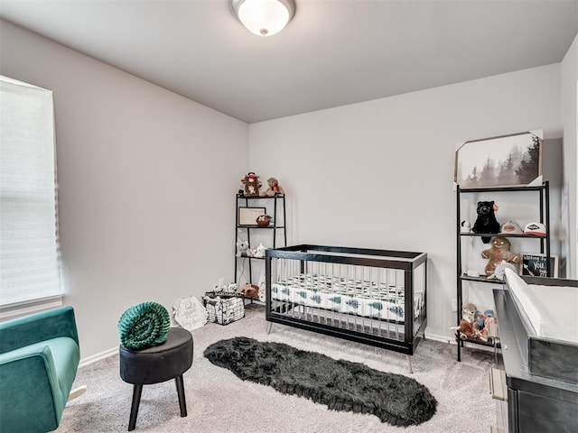 bedroom featuring carpet flooring