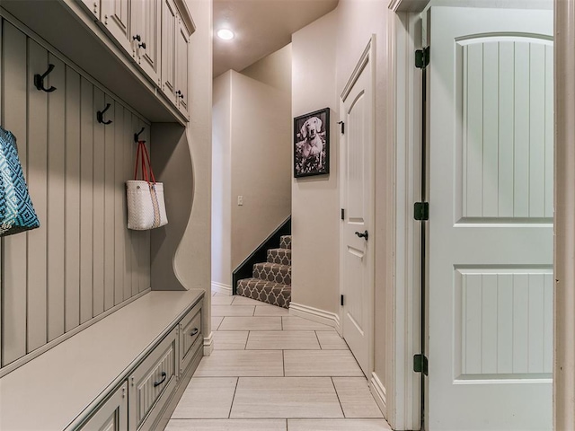 view of mudroom