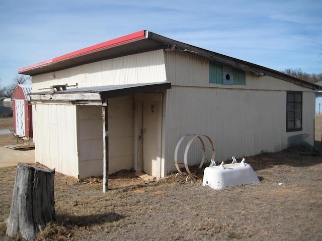 view of side of home