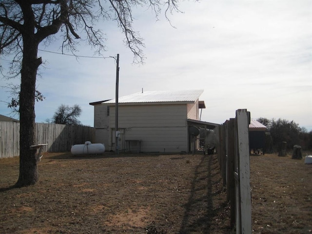 view of side of property