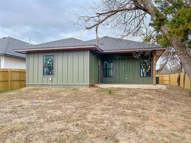 view of rear view of property