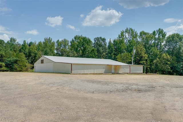 view of outdoor structure