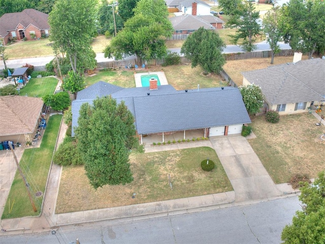 4997 NW 30th Pl, Oklahoma City, OK 73122 - aerial perspective of suburban area