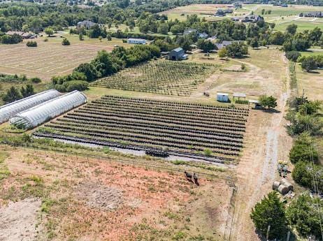 10912 S Czech Hall Rd, Mustang, OK 73064 - overview of rural landscape featuring extensive farmland