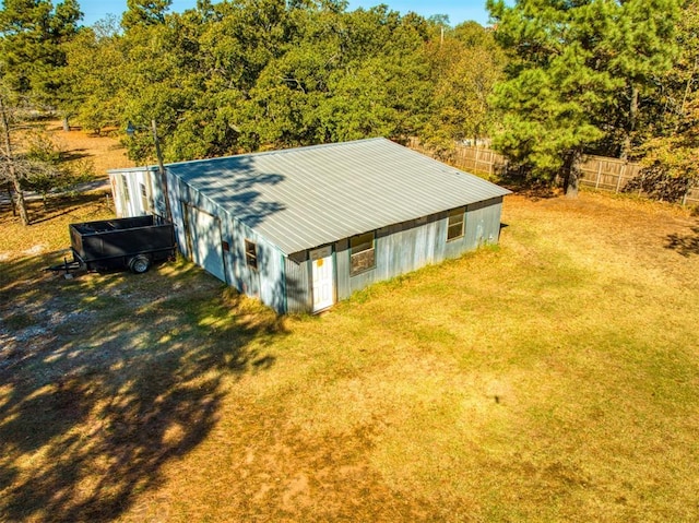 33322 Hardesty Rd, Shawnee, OK 74801 - drone / aerial view