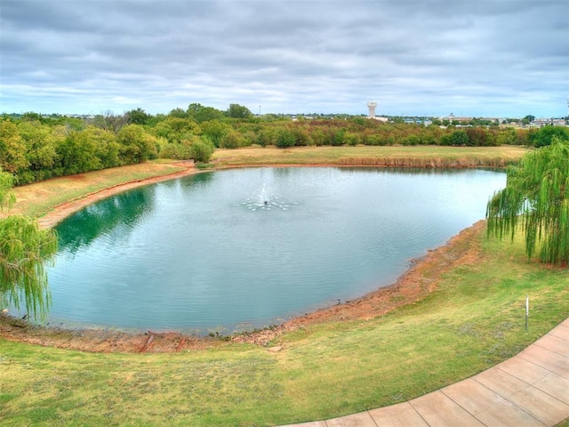 property view of water