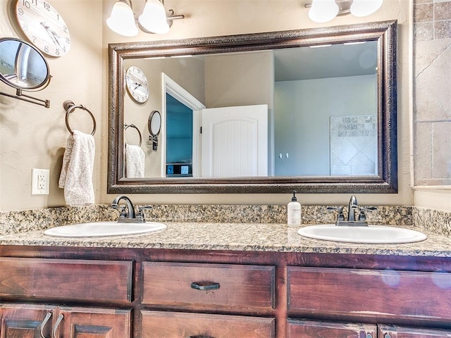 3393 Creek View Ct, Newcastle, OK 73065 - full bathroom featuring double vanity