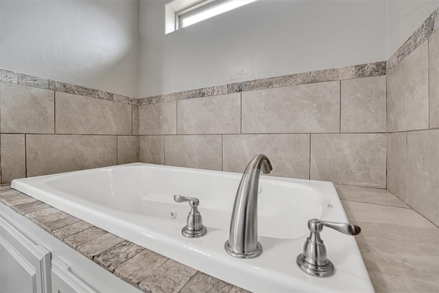 bathroom featuring a bathing tub