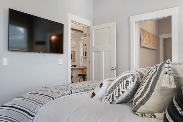 bedroom with ensuite bath