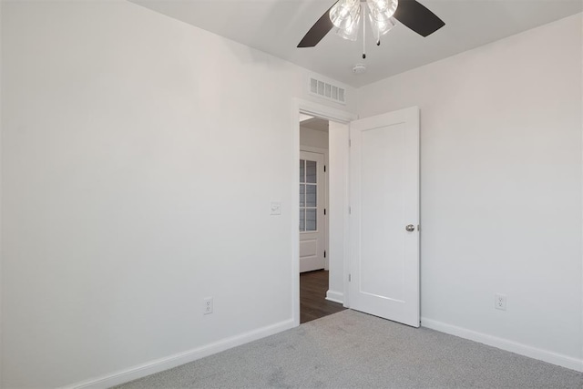 2144 Emily Rae Ln, Blanchard, OK 73010 - unfurnished bedroom with carpet and ceiling fan