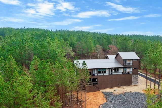 88 E Fork Cir, Broken Bow, OK 74728 - bird's eye view featuring a view of trees