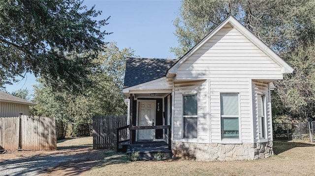 view of bungalow-style home