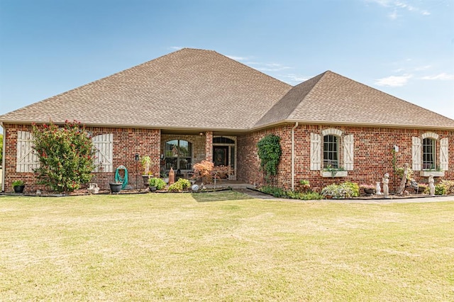 12600 SW 58th St, Mustang, OK 73064 - view of front of house with a front yard