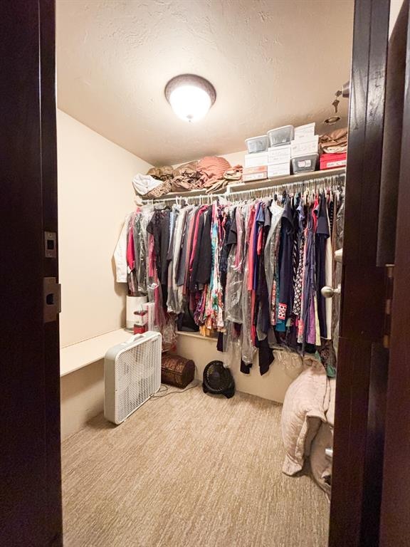 12600 SW 58th St, Mustang, OK 73064 - walk in closet featuring carpet floors