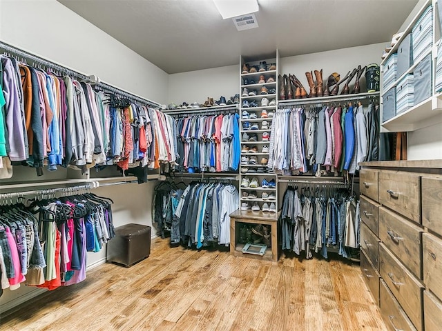 1205 Cobblestone Ln, Kingfisher, OK 73750 - spacious closet with wood finished floors