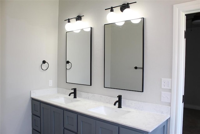 41208 Hazel Dell Rd, Shawnee, OK 74804 - bathroom with double vanity