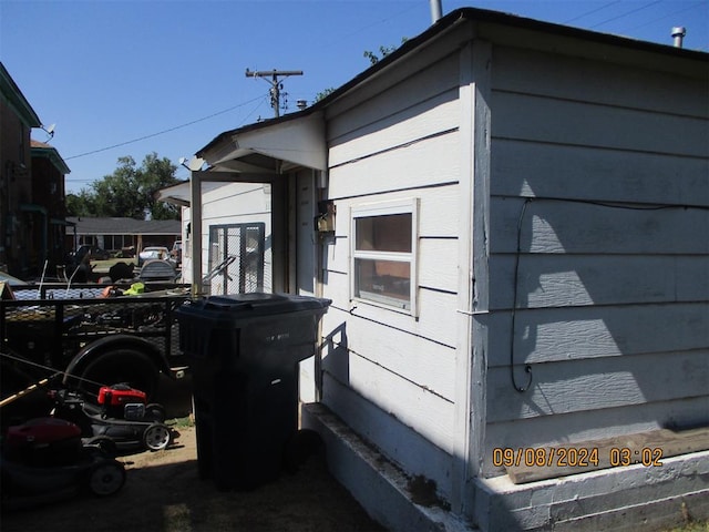 view of property exterior