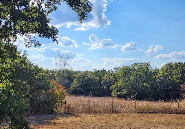 view of nature with a rural view