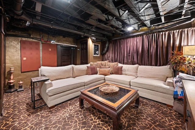 view of home theater room