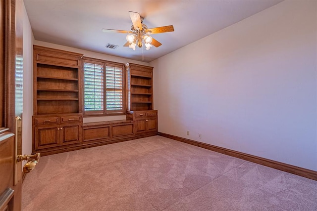 12308 Bywater Rd, Oklahoma City, OK 73170 - spare room featuring light carpet and a ceiling fan