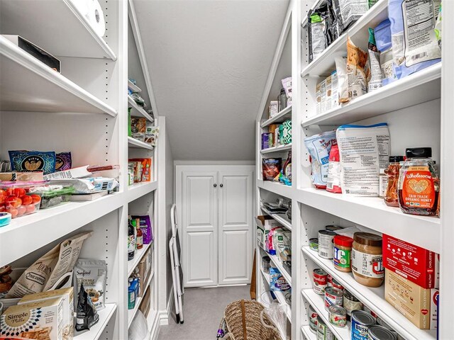 view of pantry