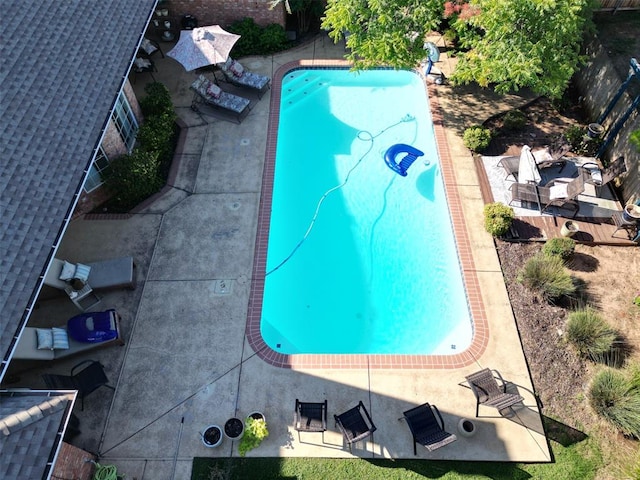 view of pool