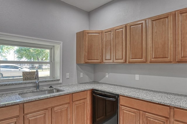 kitchen featuring dishwasher and sink