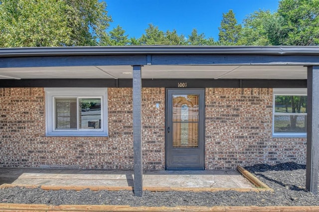 view of entrance to property