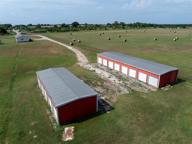 bird's eye view featuring a rural view