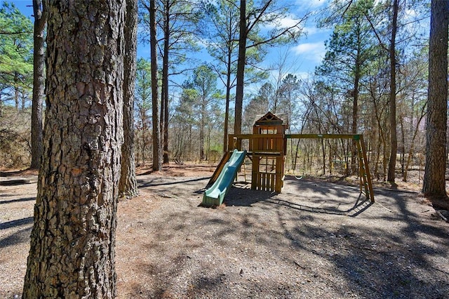 view of jungle gym