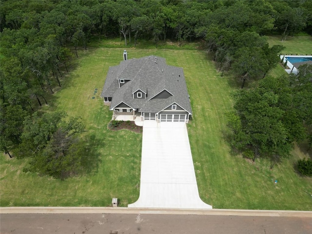 14109 Birch Ln, Edmond, OK 73049 - view from above of property
