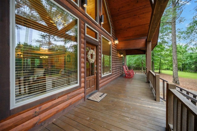 143 Honey Crisp Ln, Broken Bow, OK 74728 - view of porch