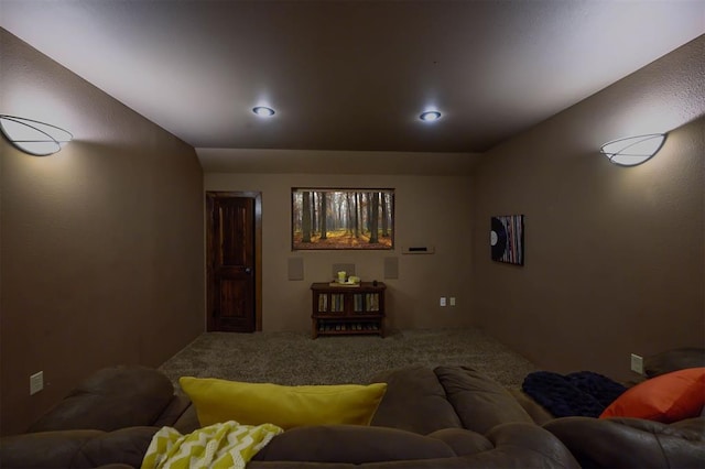 143 Honey Crisp Ln, Broken Bow, OK 74728 - cinema with carpet and recessed lighting