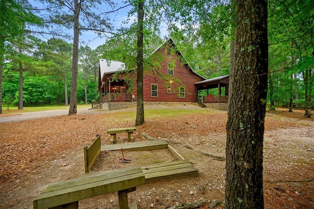 143 Honey Crisp Ln, Broken Bow, OK 74728 - view of yard