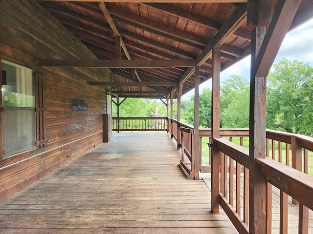 view of deck