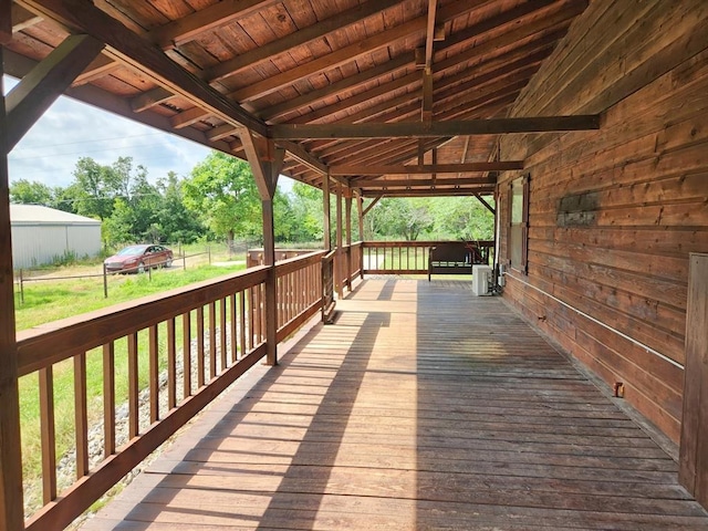 view of deck