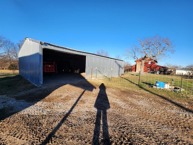 view of outbuilding