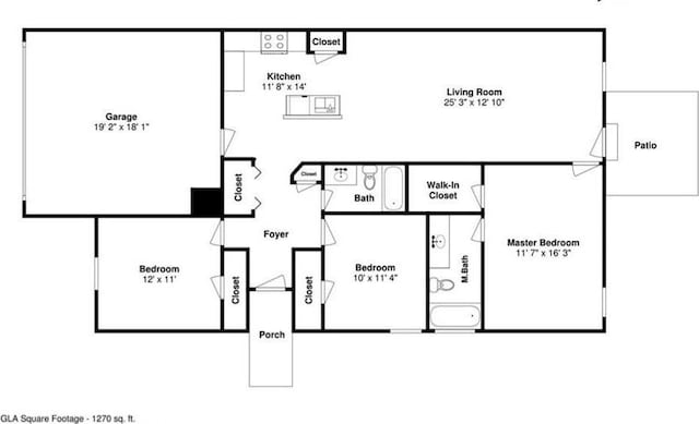 11221 Coachmans Rd, Yukon, OK 73099 - view of floor plan / room layout