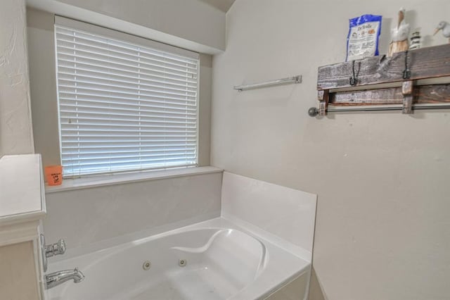 bathroom with a bathtub