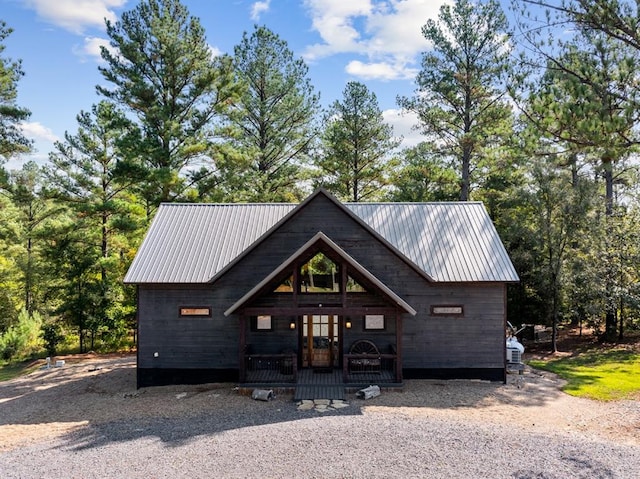 view of front of home with a porch