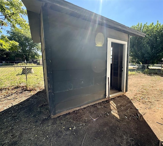 view of outbuilding