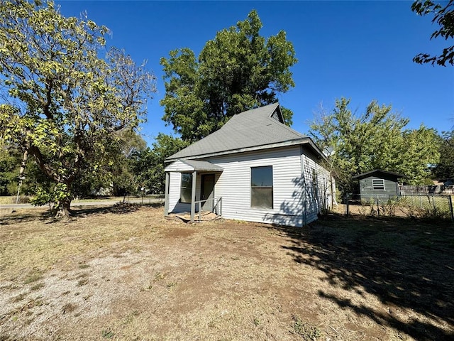 view of rear view of house