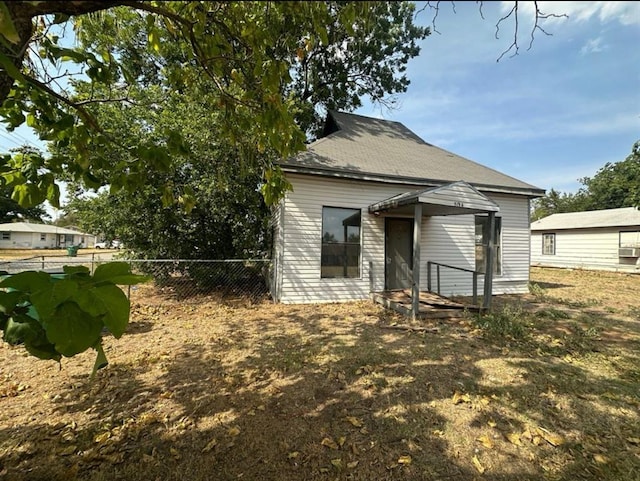 view of rear view of property